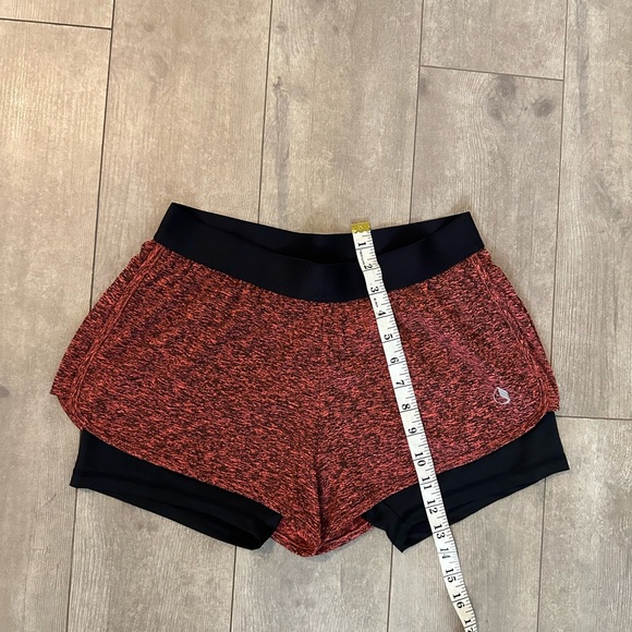 Women’s 2 in 1 Athletic Workout Shorts Activewear Jogging Sz Small - Picture 9 of 10